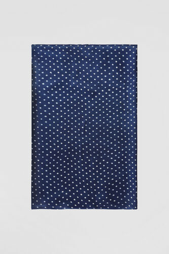 Junco Handcrafted Ajrakh Saree - Blue, Blue, image 7